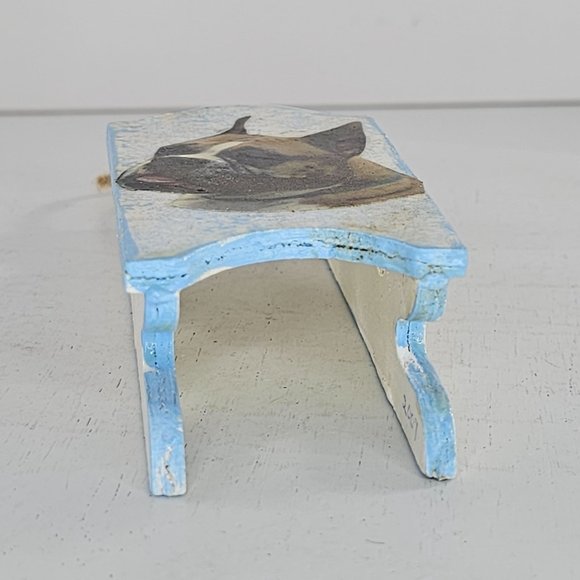 Handmade Boxer Dog Sled Christmas Ornament - Picture 8 of 9